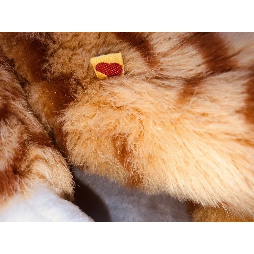 Vintage 2002 Build A Bear Orange Cat‎ With Outfit Sketchers Shoes BABW